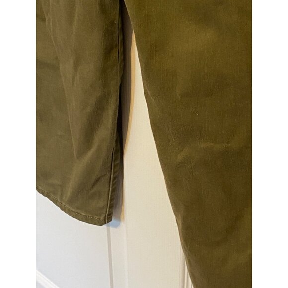 Social Standard By Sanctuary Olive Green Straight Leg Pants With Zippered Ankles - Picture 8 of 8